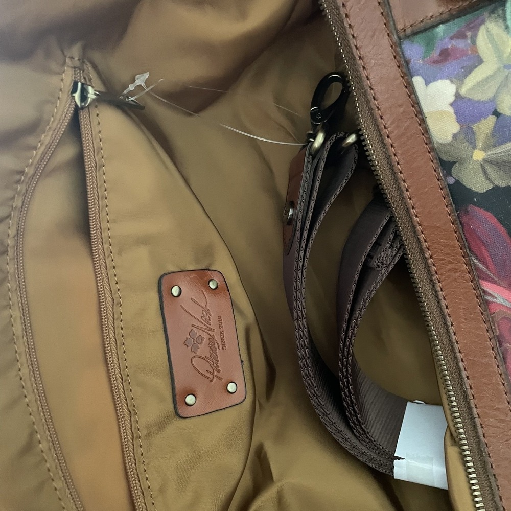 Patricia Nash Milano Patina Summer Florals Duffle Weekender Bag W/ Unused Strap - Picture 12 of 14